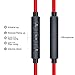 Wired Earphones, Adorer EM10 Powerful Bass in Ear Headphones with Microphone and Volume Control, Noise Isolating Earbuds – Redthumb 4