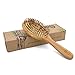 Hair Brush With Natural Bamboo, Best Gentle Detangling Brush for All Hair Types for Men and Women by Marbeian