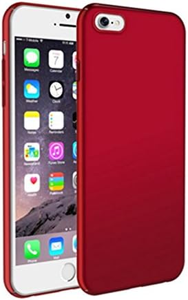 iPhone 6 plus Case or iPhone 6s plus Case Shock-Absorption&Skid-proof case Slim Fit Shell Hard Plastic Full Protective Anti-Scratch Resistant Cover Case (Red for iphone6 plus/6s plus)