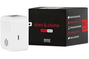 Zooz Z-Wave Long Range Smart Siren & Chime ZSE50 800LR (Z-Wave Hub Required) | Works with Z-Box, Home Assistant, Hubitat, and