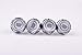 D&R 4 Pcs Separate Chrome License Plate Frame Bolt Screws for Cadillac