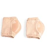 MAXSOINS Ultra Comfortable Plantar Fasciitis Silicone Gel Heel Protective Support Sleeve - Shock Absorbing and Breathable - 1 Pair (Skin color)