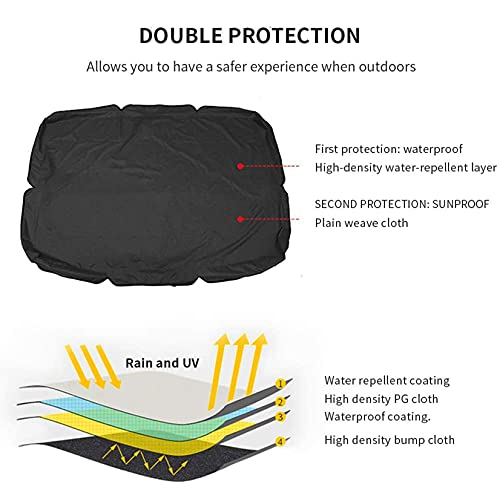 Tyfiner Gartenschaukel Bezug Ersatzdach für Hollywoodschaukel Gartenhof Wasserdicht und UV-Beständig Außenstaubabdeckung… – Bild 4