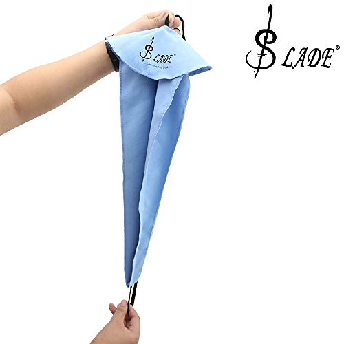 ZeHui Alto Tenor Saxophone Cleaning Tool Pull Through Ultrafine Fiber Cleaning Cloth for Sax Inside Tube Woodwind Instruments Accessories