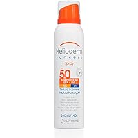 Protetor Solar Spray Helioderm FPS 50 200mL | Amazon.com.br