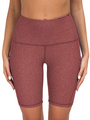 image for Custer's Night High Waist Out Pocket Yoga Short Tummy Control Workout 