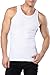 S-ZONE Ribbed Tank Tops,For Men,with I Shaped Design