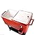 80-quart Cooler Beer Cart Outdoor Entertaining Rolling Party Steel Bar Bistro