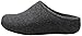 FitFlop Women's Shuv Felt, Anthracite, 7 M US