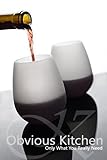 Obvious Kitchen unbreakable silicone wine glasses set of 2 includes a wine stopper pourer wine accessories glamping party outside activity