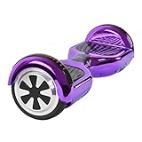 WorryFree Gadgets UL2272 Certified Smart Self Balancing Hoverboard Personal Adult Transporter with and LED Light-Red
