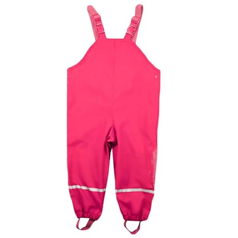 Kinder Regenhose Matschhose Wasserdicht Regenlatzhose Buddelhose mit Baumwollefutter