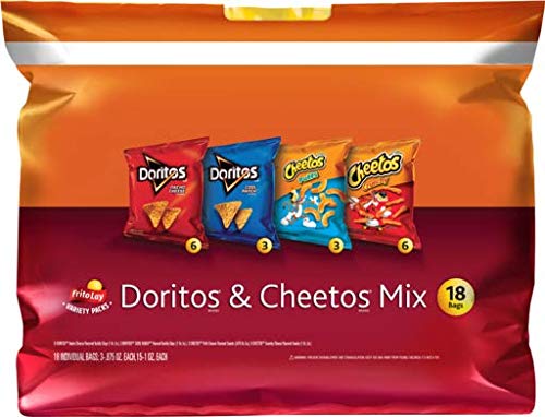 Frito-Lay Doritos & Cheetos Mix Variety Pack, 18 Count