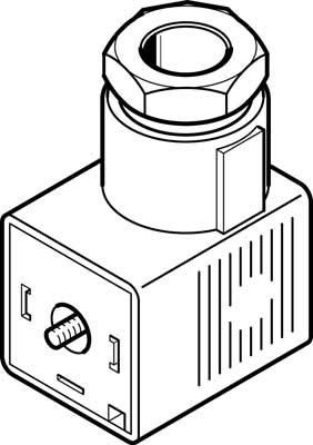 Festo 539709 Plug Socket, Model MSSD-C-M16