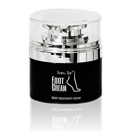 Simon & Tom Foot Treatment Cream - Moisturizing, Repairing & Antibacterial Foot Cream with Tea Tree and Peppermint Oil 50 ml. / 1.69 fl. oz.