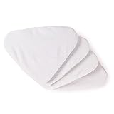 SKG 4 PCS Triangle Microfiber Replacement Pads for 6-in-1 Steam Cleaning Machine 2012 Non Chemical Cleaner, Hot Steam Mop