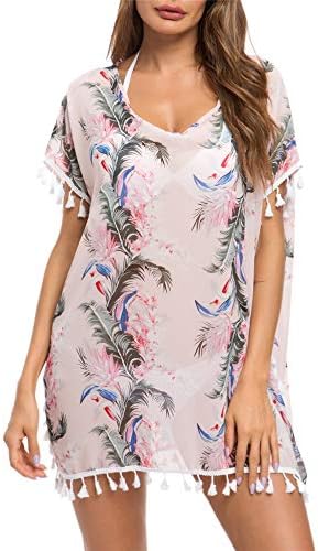 Women's Stylish Chiffon Tassel Beachwear Bikini Swimsuit Cover up