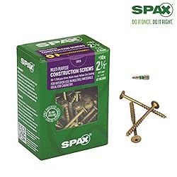 SPAX 4281020500604 10X2-1/2 MP WH INT Screw, 10 x