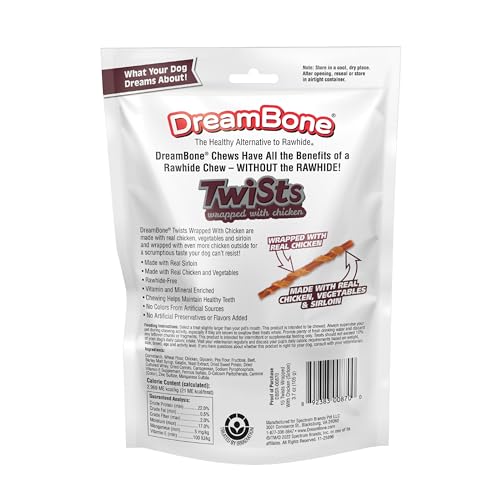 DREAMBONE CHICKEN WRAPPED TWISTS WITH REAL SIRLOIN 15 CT
