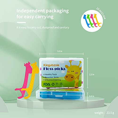 Dental Floss Picks Kids Flossers Toddler Floss Cute Animal Shapes Makes
