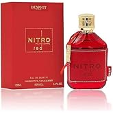 Bincolo NITRO RED - 3.4oz - Eau De Parfum - Luxury Perfume for Men - Fruit, Woody, Floral & Masculine Fragrance - Long Lasting Cologne Mist & Body Spray - for Him