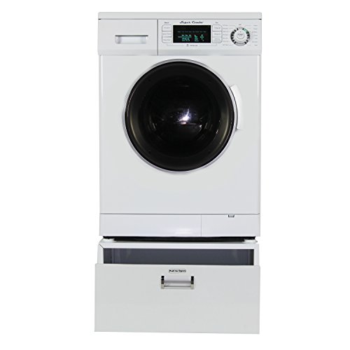 Equator Super Combo Washer-Dryer EZ 4400 11 " High Pedestal with Storage drawer, in White - Thumbnail 4