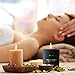 Scented Candles Soy Candle, Anxiety Reducer, Stress Relief Basil Flowers, Aromatherapy Organic Massage Candles, Clean Long Burning, Hand Poured Natural Soy Wax, Strong Fragrance For Home Decoration