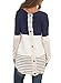 FARYSAYS Women's Casual Long Shirt Stripe Cowl Neck Long Sleeve Tops (X-Large, Blue)