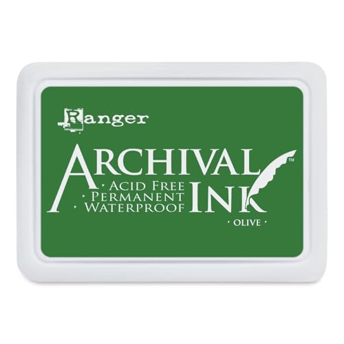 Ranger Archival Ink Pad #0, Olive
