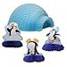 Beistle Penguin Tabletop Igloo Display 4-Piece Set