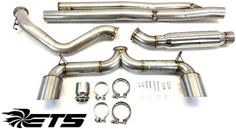 ETS 3" Extreme Stainless Steel Cat-back Exhaust System for 2016+ Ford Focus RS