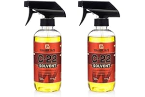 Walker Tape 2Pack C-22 Adhesive Remover Solvent Spray 12oz (2 Bottles) Hair Adhesive Remover Adhesive remover 2 Bottles for L