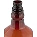 The Cary Company 68W32A 32 oz. Amber Plastic Beer Growler, Amber (Pack of 60)