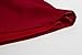 Women Cold Shoulder Chiffon Trumpet Sleeve Spaghetti Strap Dress Tops Red Large