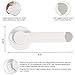 Baby Safety Toilet Locks -Professional Baby Proof Toilet Lid Lock with Arm 3M Adhesive Mount - Top Safety Toilet Seat Locks No Tools Needed Easy Installation with 3M Adhesive (1PC Toilet Lock)
