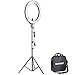 Neewer 14 inches Undimmable Fluorescent Ring Light Kit: 400W 5500K Ring Light, 75 inches Light Stand, and Hot Shoe Adapter for Makeup, Youtube Video