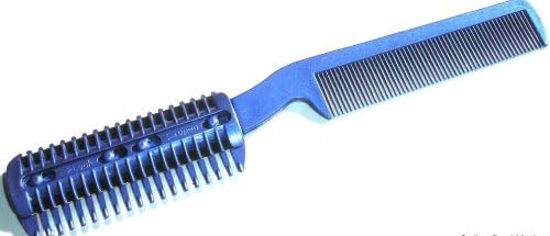 comb with razor for cutting dog hair