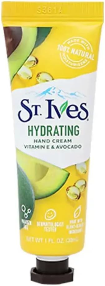 St Ives Hydrating Hand Cream 30ml Avocado Vitamin E Nourishing