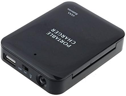 Success4Sport Portable AA Battery Travel Charger for Sony Vaio Tap 11 and Emergency Re-Charger with LED Light! (Takes 4 AA Batteries) [Black]