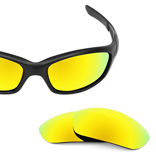 Revant Polarized Replacement Lenses for Oakley Straight Jacket (2007)24K Gold MirrorShield