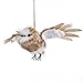 Kurt Adler Brown With White Fur Flying Owl Ornament