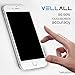 VELLALL Phone 7 / iPhone 8 Tempered Glass Screen Protector Ultra-Clear HD Protect Gorilla Glass with Premium Anti-Shatter and Oleophobic Treatment from