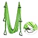 YaeTek Aerial Yoga Swing - Ultra Strong Antigravity Yoga Hammock/Sling/Inversion Tool for Air Yoga Inversion Exercises (Green)