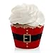 Big Dot of Happiness Jolly Santa Claus - Christmas Party Decorations - Party Cupcake Wrappers - Set of 12