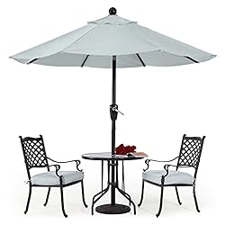 ABCCANOPY Durable Patio Umbrellas 10' Light Gray