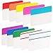 EXCELFU 400 Pieces 2 inch Index Tabs Flag Dispensers Sticky Page Markers Colored Tape for Binders, Books, Notebooks and File Folders