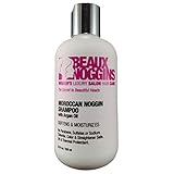 Moroccan Noggin BEST ARGAN OIL SHAMPOO by BEAUX NOGGINS Restores Damaged Hair - Controls Frizz- Increases Shine and Deeply Nourishes - Safe for All Hair Types & Color Treated Hair