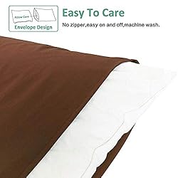 NTBAY 100% Brushed Microfiber Queen Pillowcases Set
