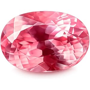 GIE Certified Natural Padparadscha Sapphire 10 Ct Oval Cut Loose Gemstone June Birthday Gift Fine Jewelry Making Stone Certif
