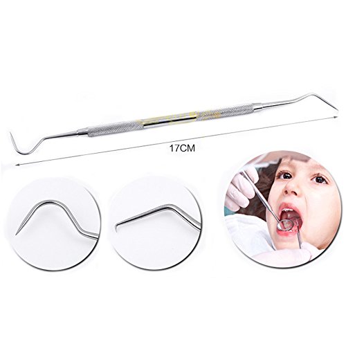1 Hygiene+Pinkiou+Stainless+Dentist+Tweezers